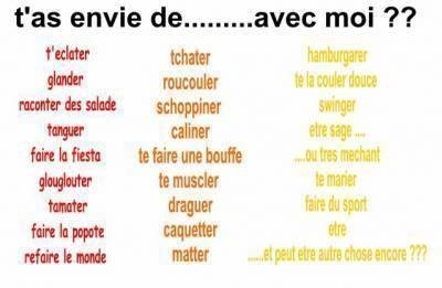t'as envie de quoi avec moi?
